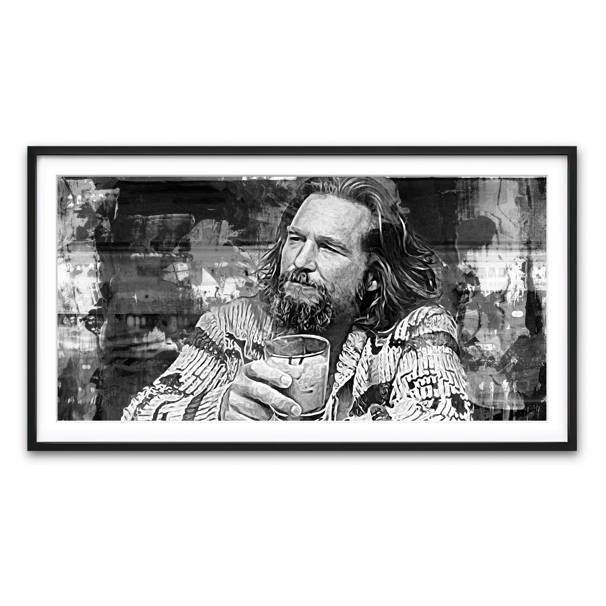 Framed Print 2x1 Black