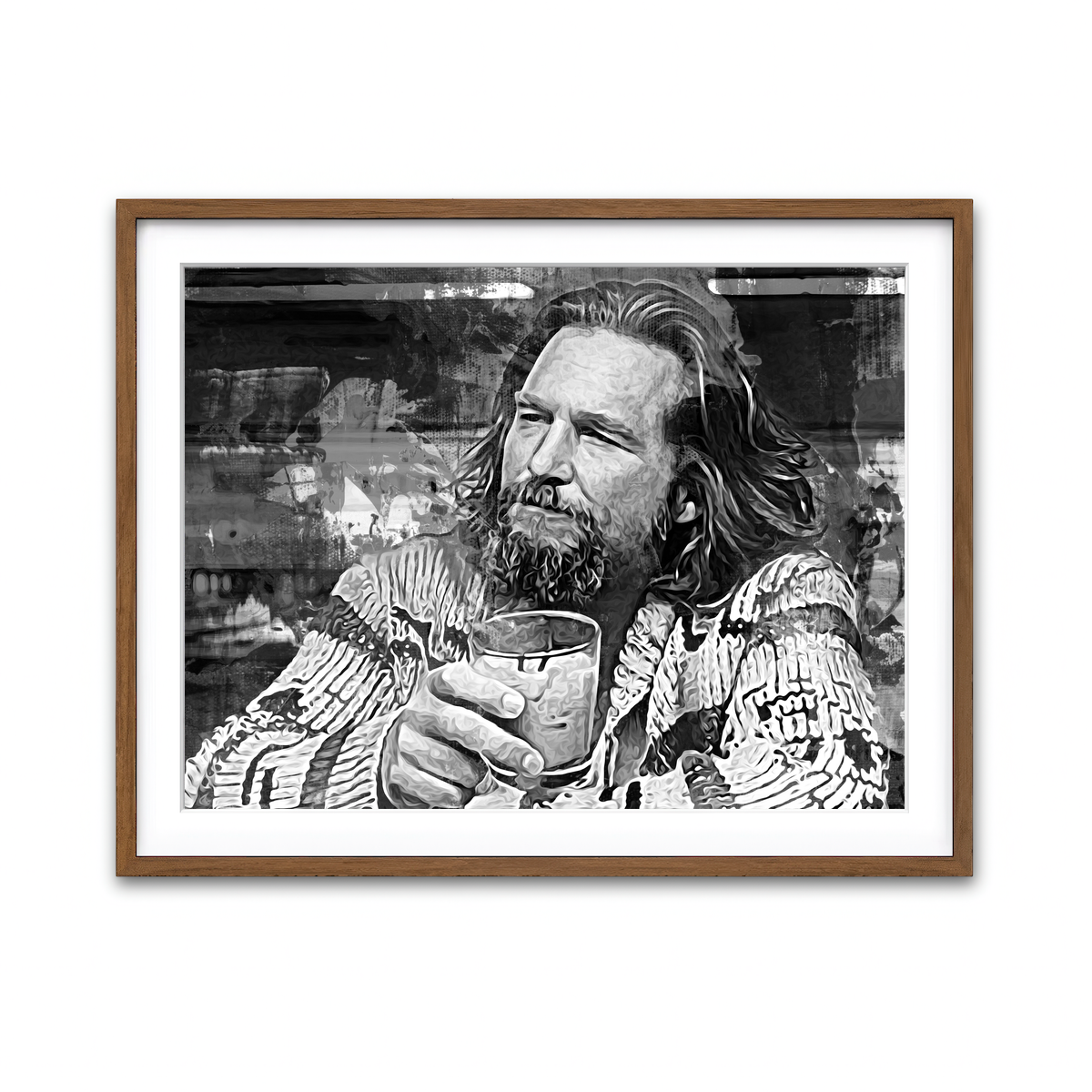 Framed Print 4x3 Walnut