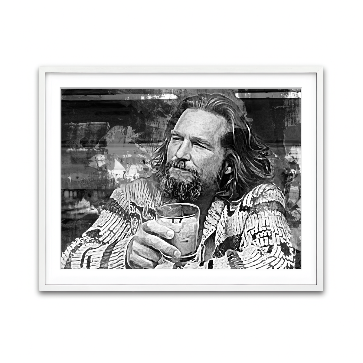 Framed Print 4x3 White