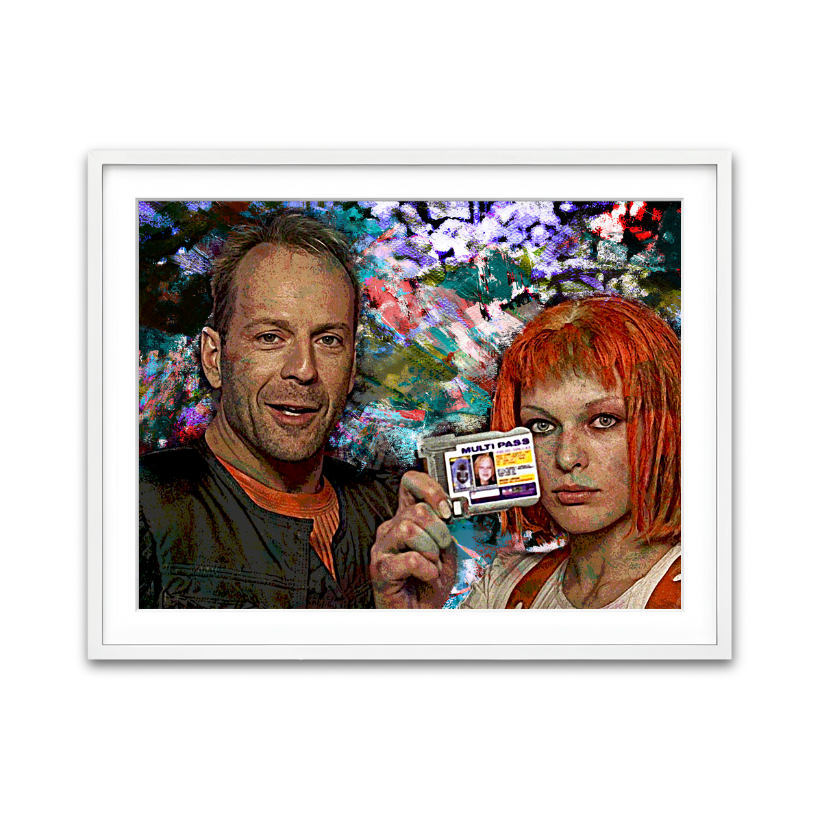 Framed Print 4x3 White