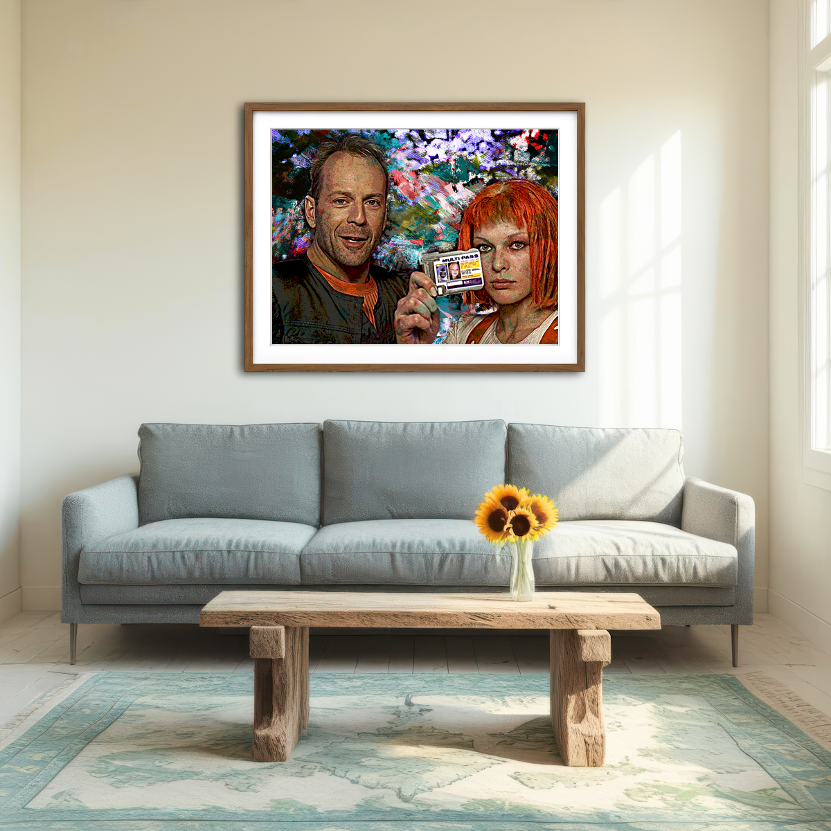 AUTO-MOCKUP ROOM | The Fifth Element Wall Art