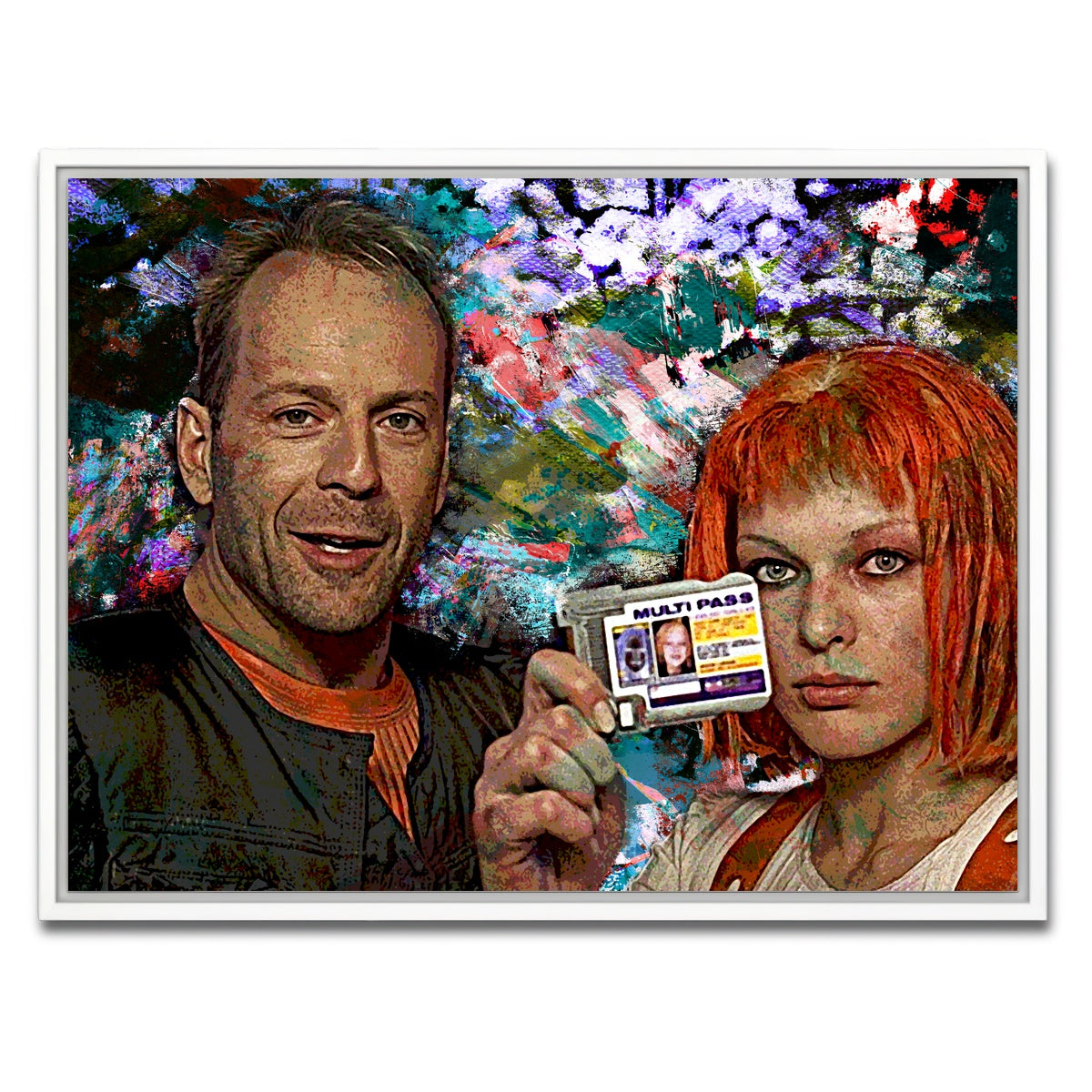 AUTO-MOCKUP WHITE | The Fifth Element | 1 Piece | White Framed Canvas | group=4x3