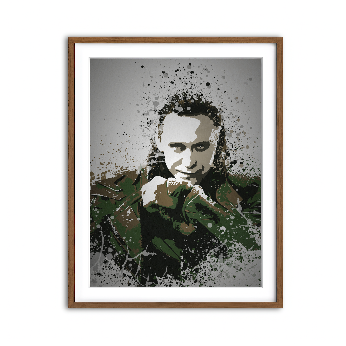 Framed Print 3x4 Walnut