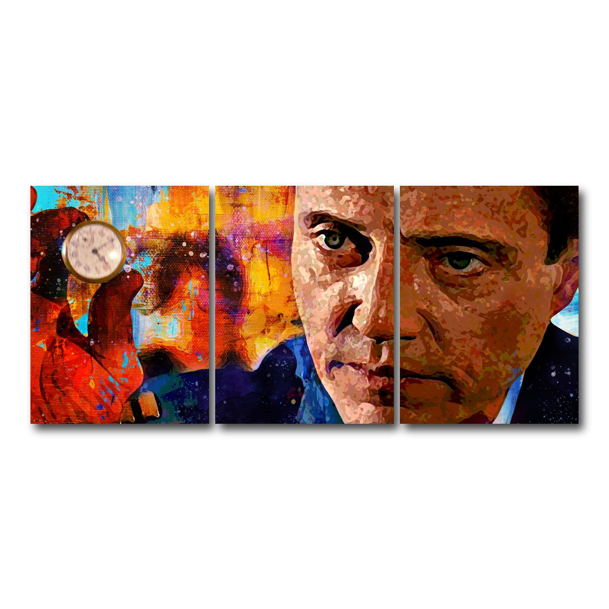 AUTO-MOCKUP WHITE | The Gold Watch | 3 Piece | Gallery Wrap Canvas | group=18x24