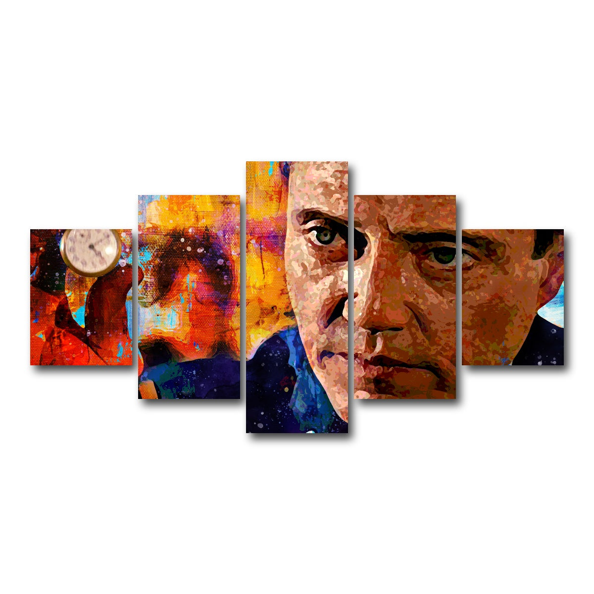 AUTO-MOCKUP WHITE | The Gold Watch | 5 Piece | Gallery Wrap Canvas | group=5_short