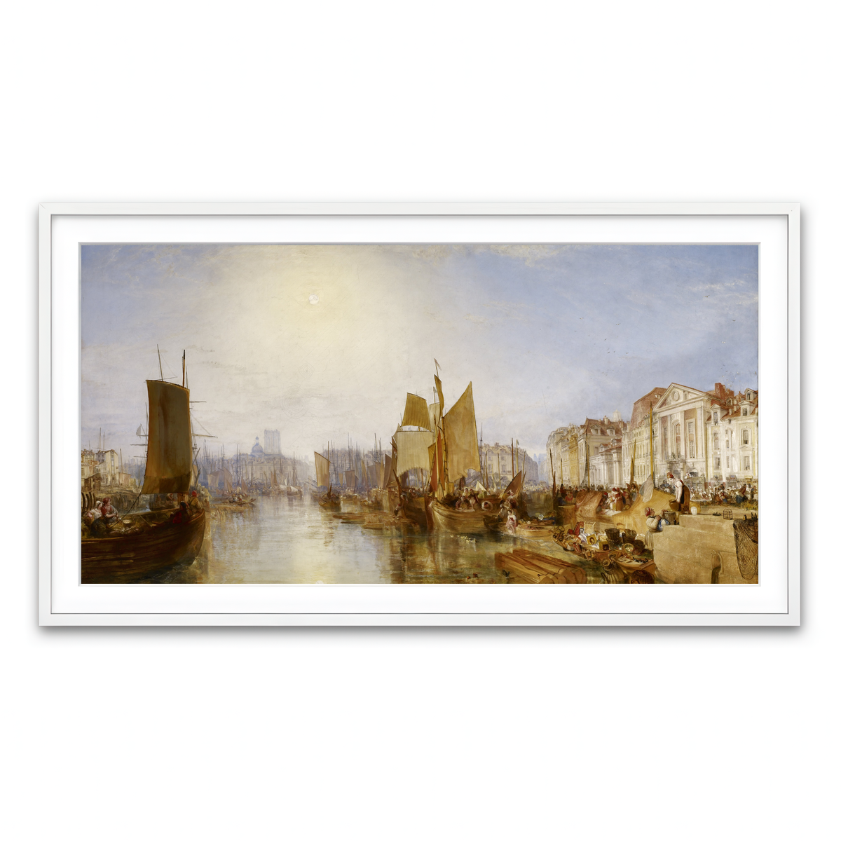 Framed Print 2x1 White