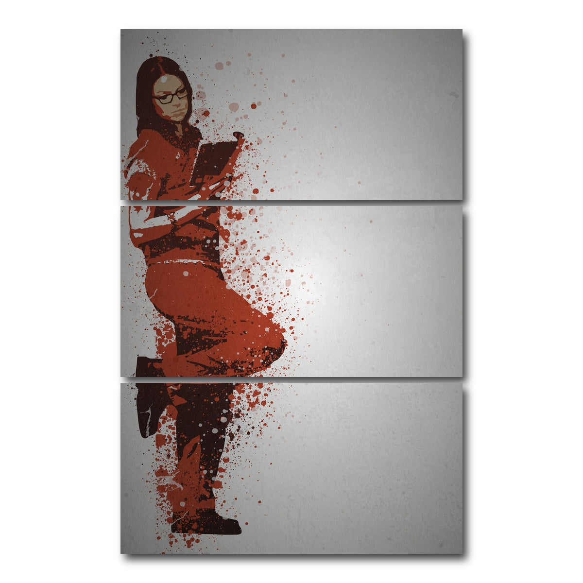 AUTO-MOCKUP WHITE | The Hot One | 3 Piece | Gallery Wrap Canvas | group=12x24_stacked