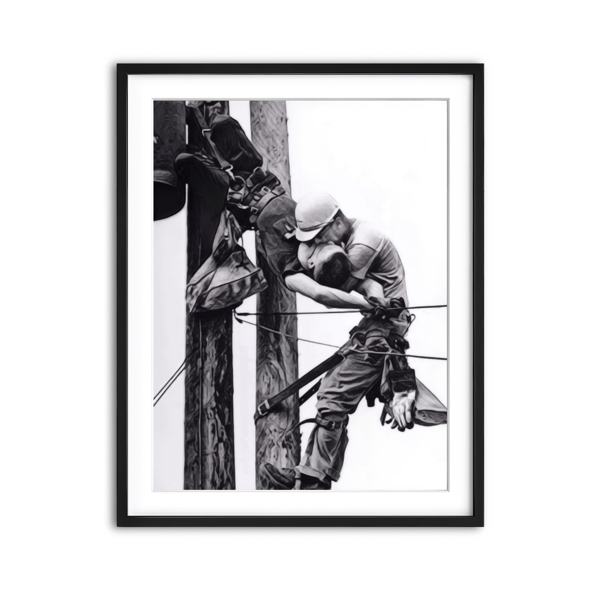 Framed Print 3x4 Black