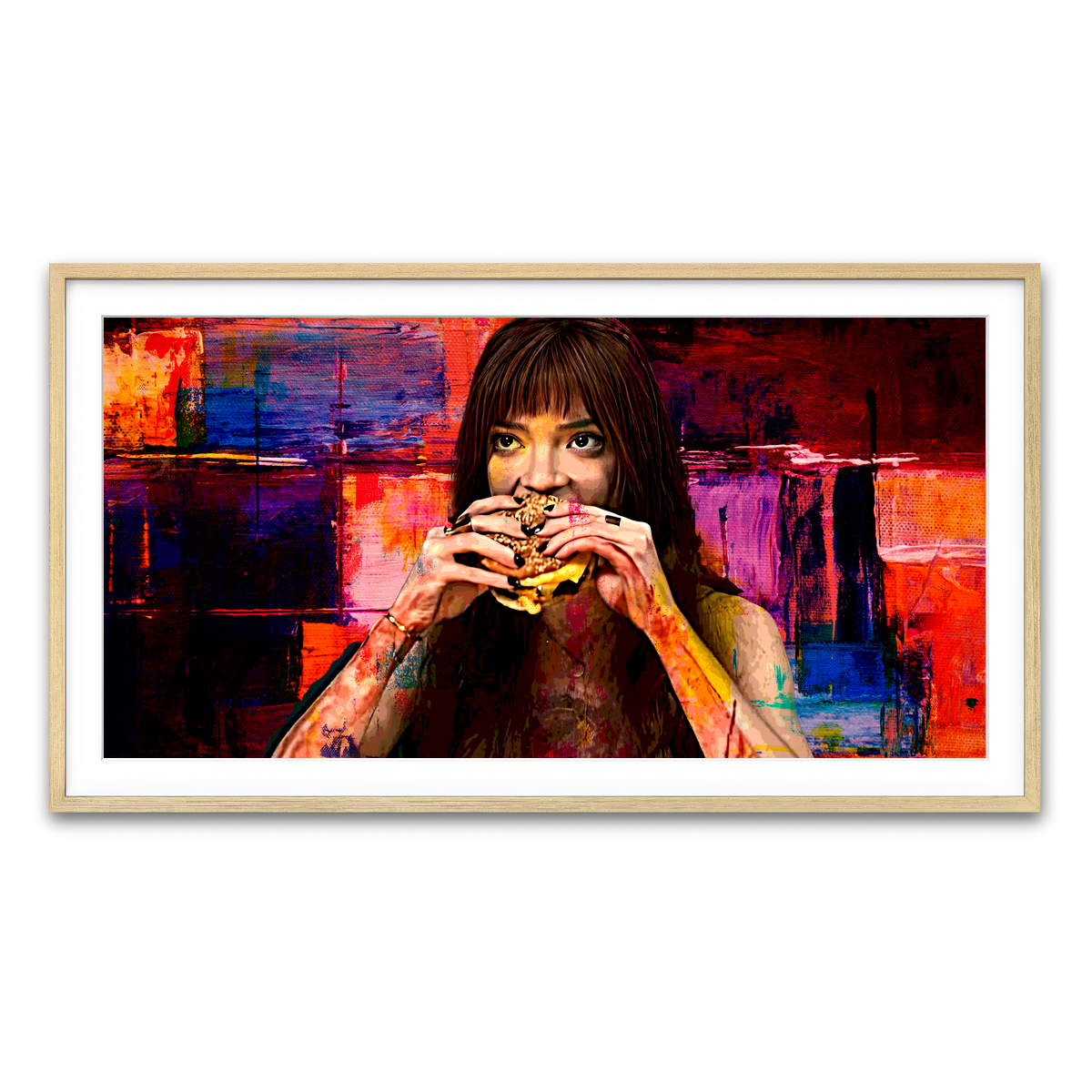 Framed Print 2x1 Natural