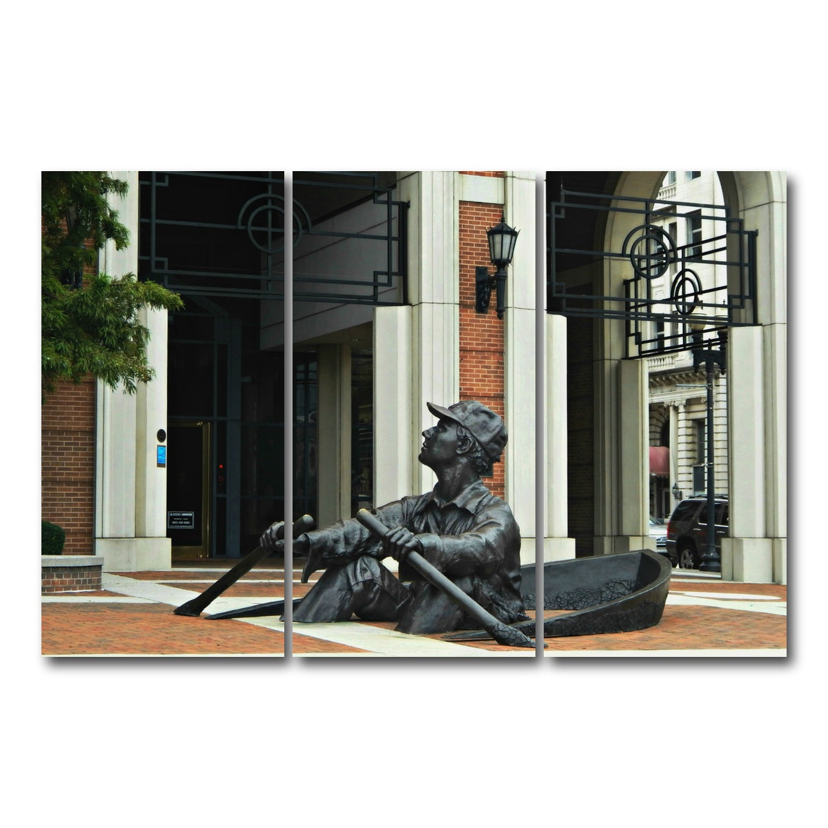 AUTO-MOCKUP WHITE | The Oarsman | 3 Piece | Gallery Wrap Canvas | group=12x24