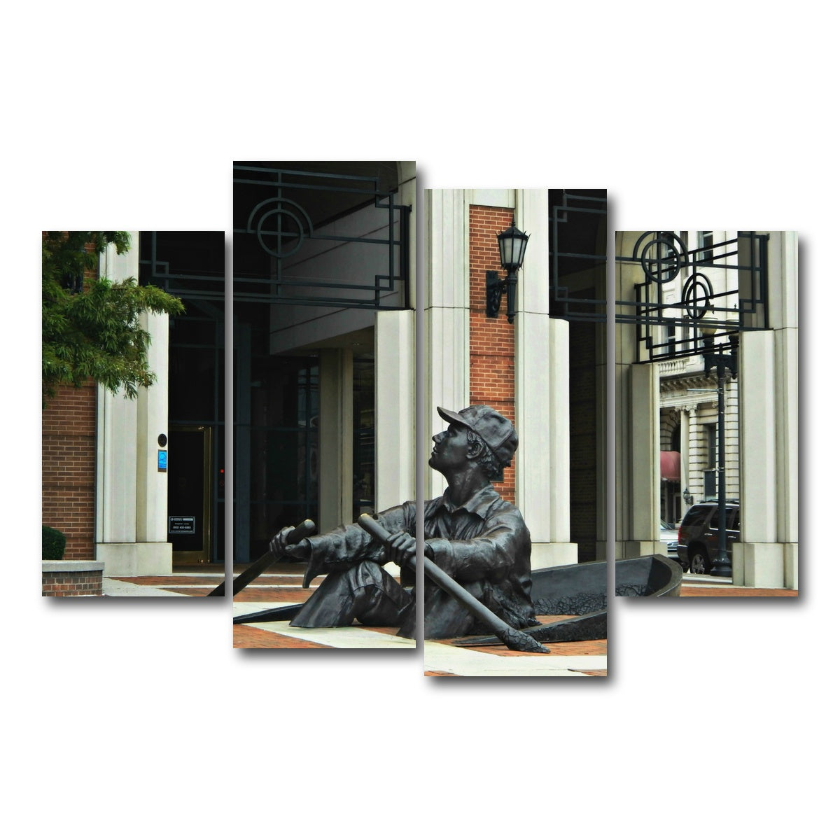 AUTO-MOCKUP WHITE | The Oarsman | 4 Piece | Gallery Wrap Canvas | group=4_short