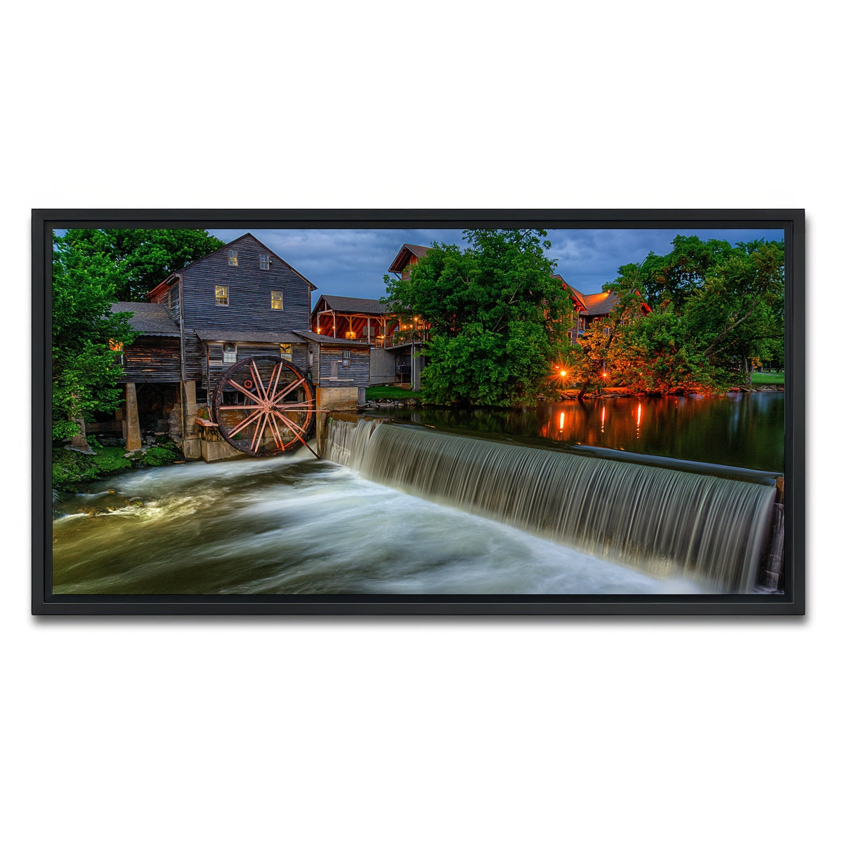 AUTO-MOCKUP WHITE | The Old Mill | 1 Piece | Black Framed Canvas | group=2x1