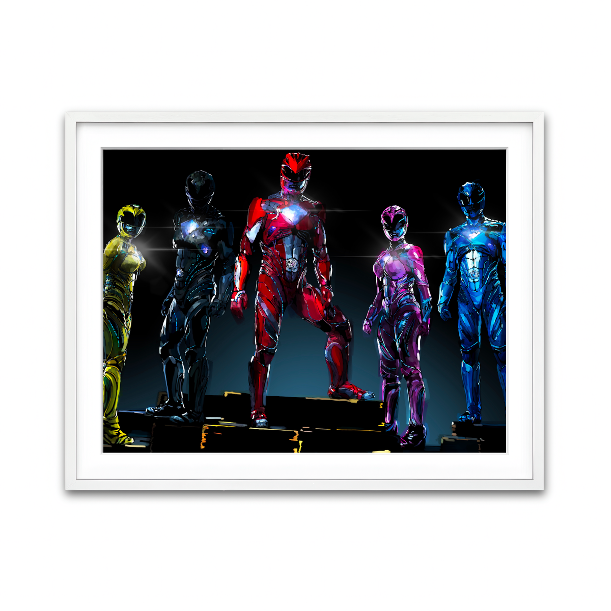 Framed Print 4x3 White