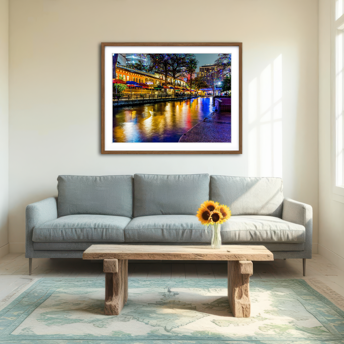 AUTO-MOCKUP ROOM | The Riverwalk Wall Art