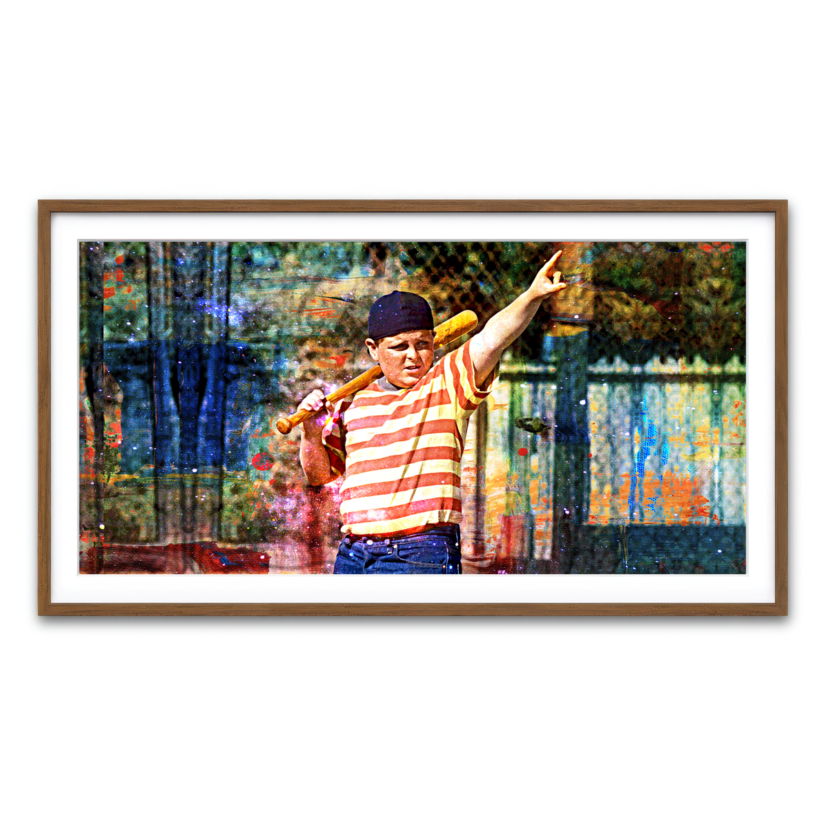 Framed Print 2x1 Walnut