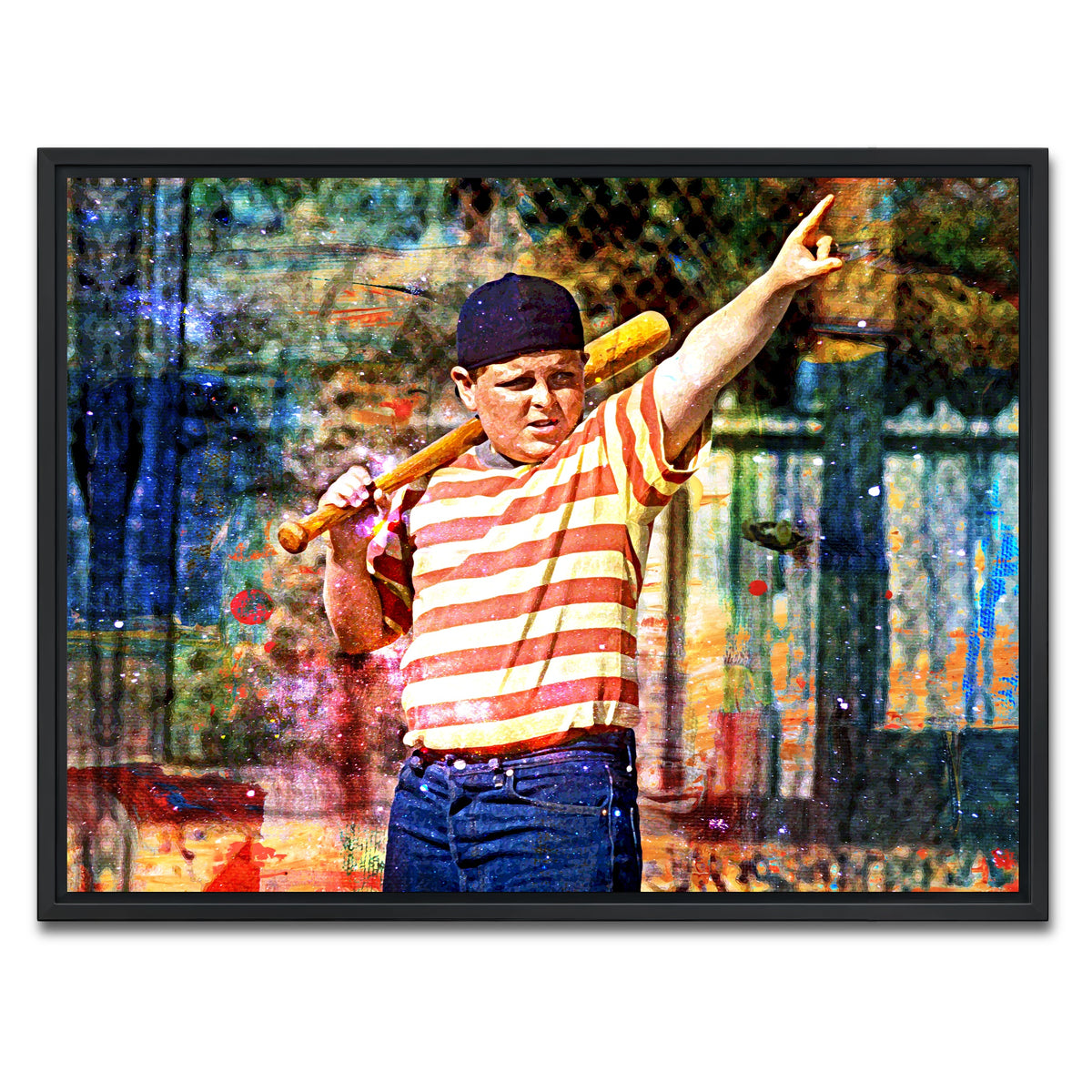 AUTO-MOCKUP WHITE | The Sandlot | 1 Piece | Black Frame | group=4x3