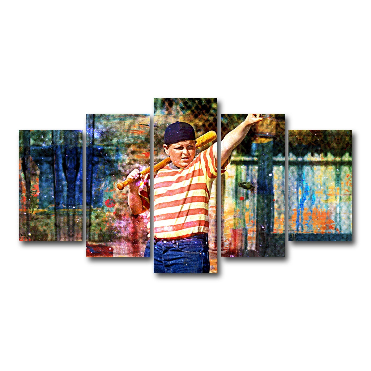 AUTO-MOCKUP WHITE | The Sandlot | 5 Piece | Gallery Wrapped | group=5_normal