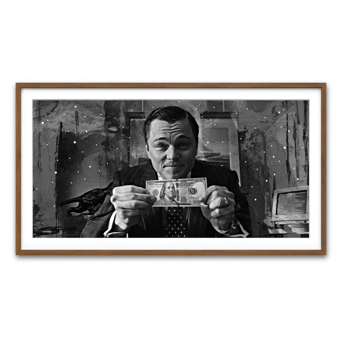 Framed Print 2x1 Walnut