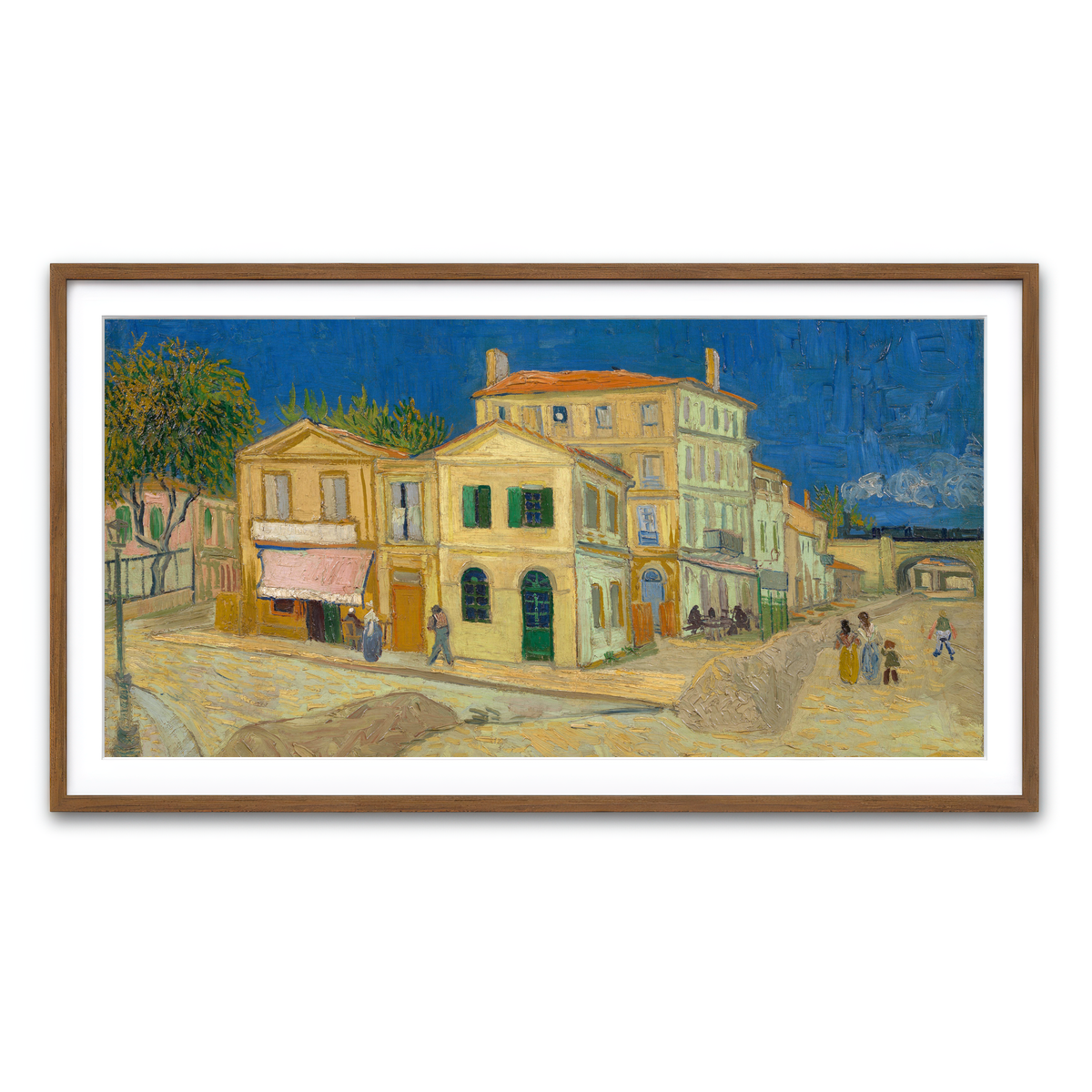 Framed Print 2x1 Walnut