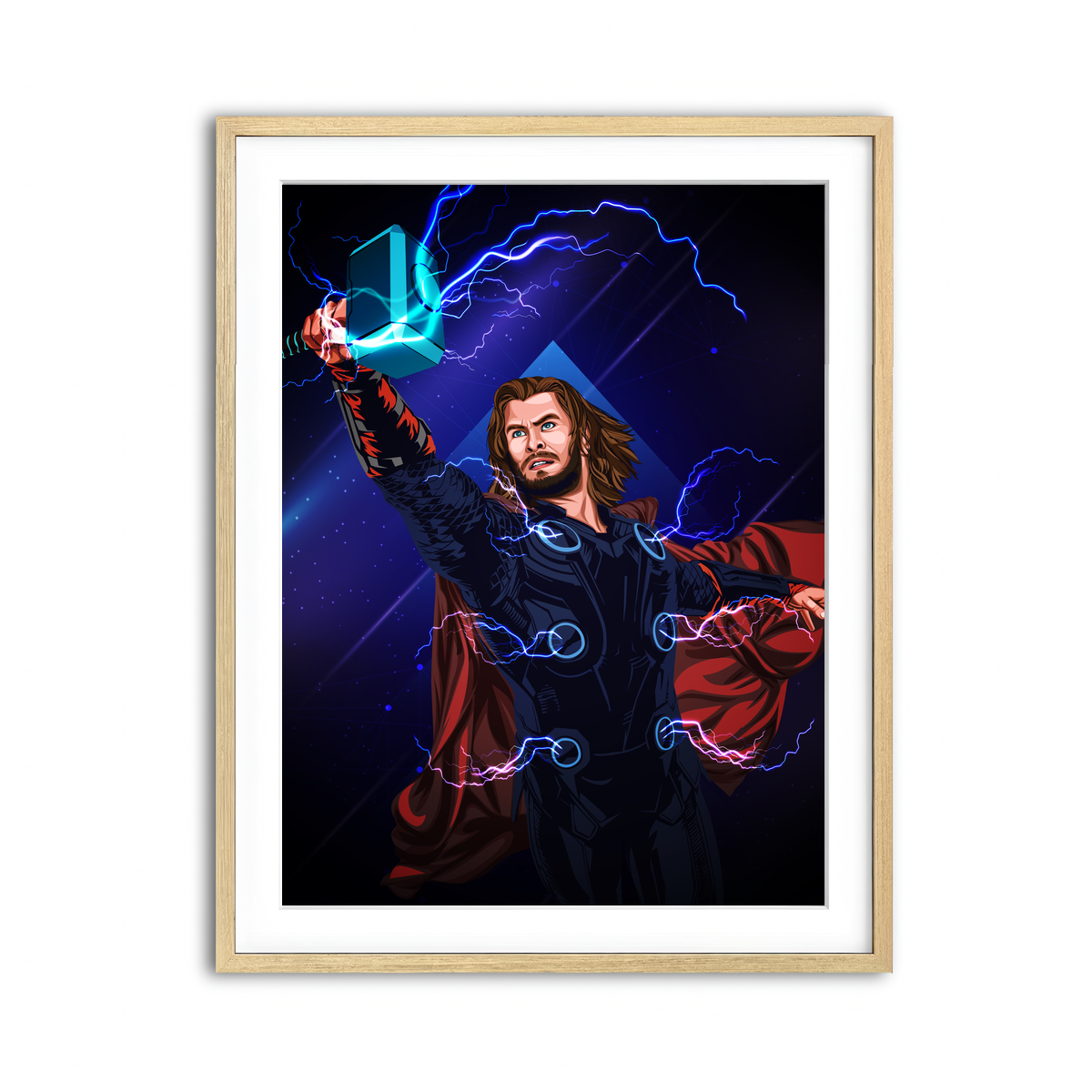 Thor with Hammer Wall Art