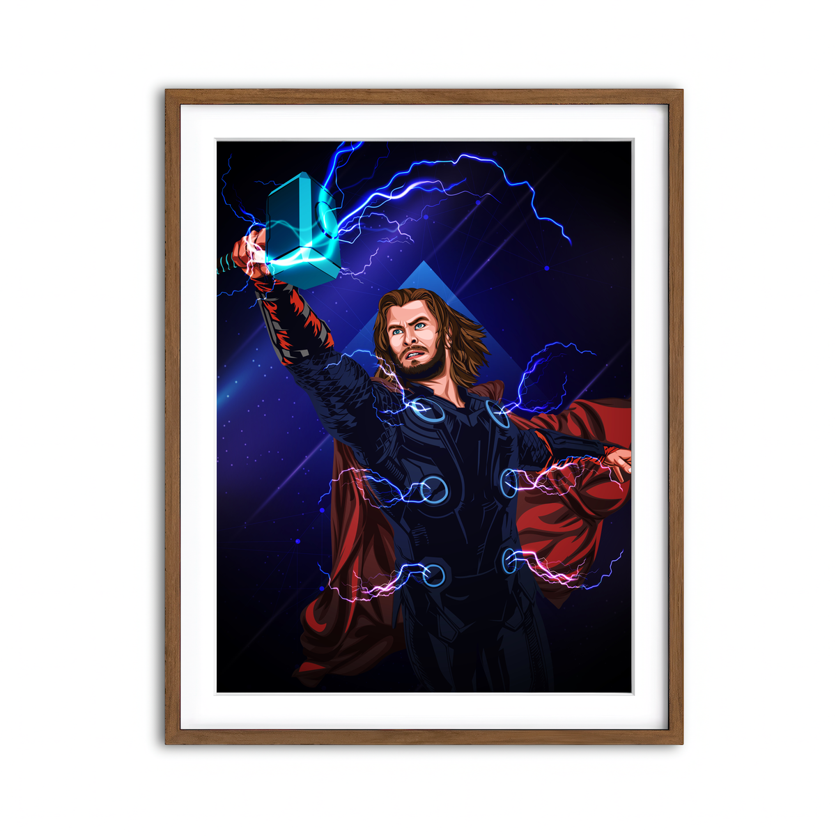 Thor with Hammer Wall Art
