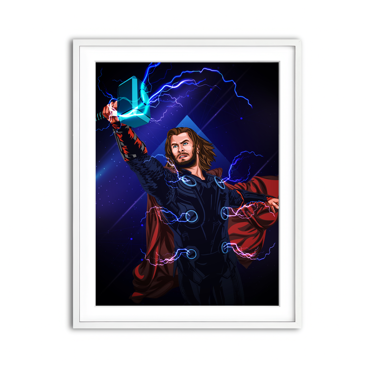 Thor with Hammer Wall Art