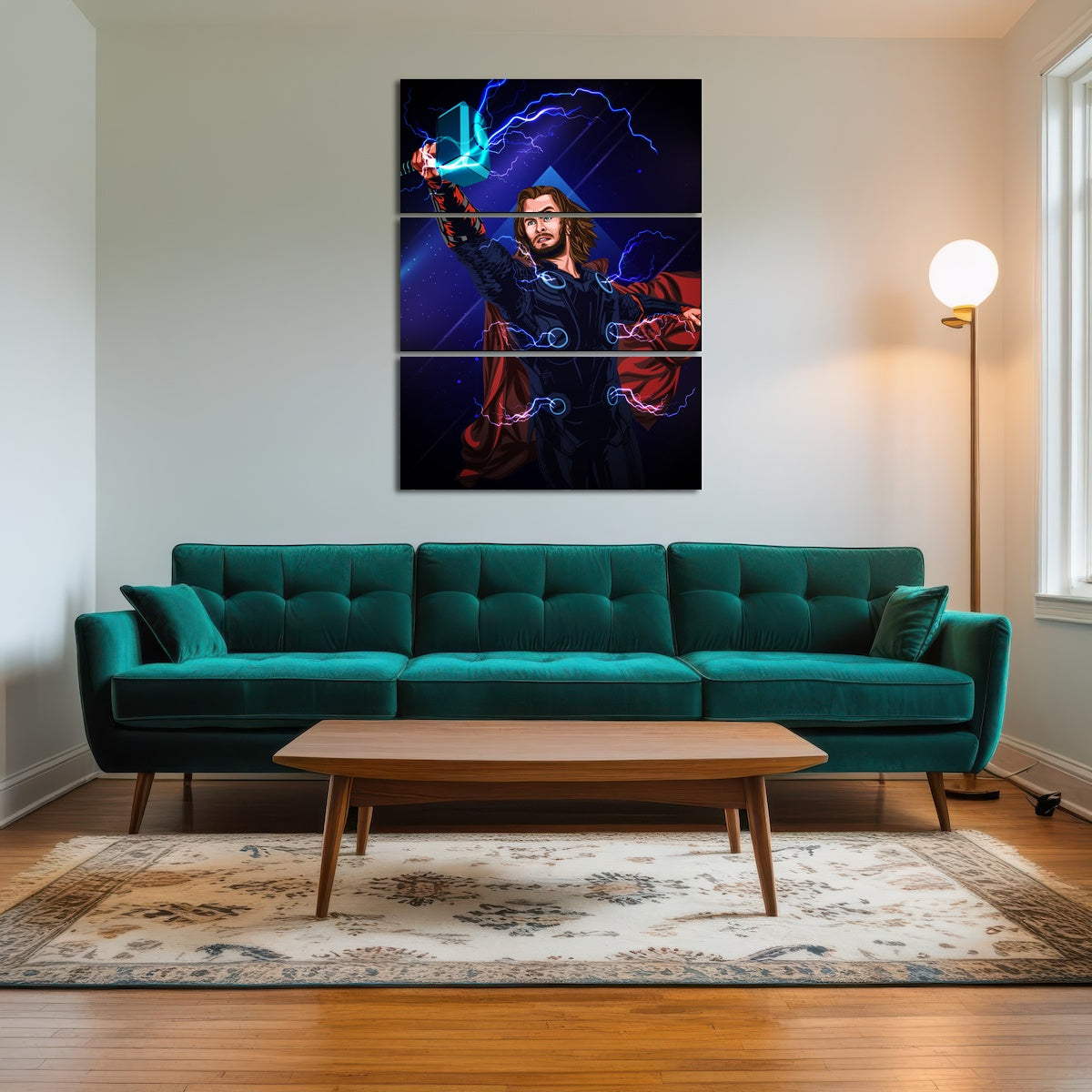 Thor with Hammer Wall Art