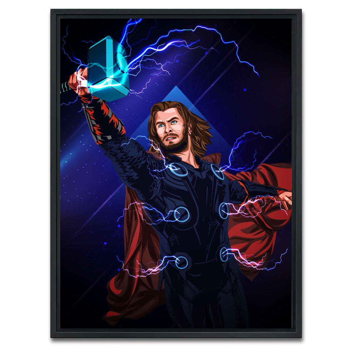 Thor with Hammer Wall Art