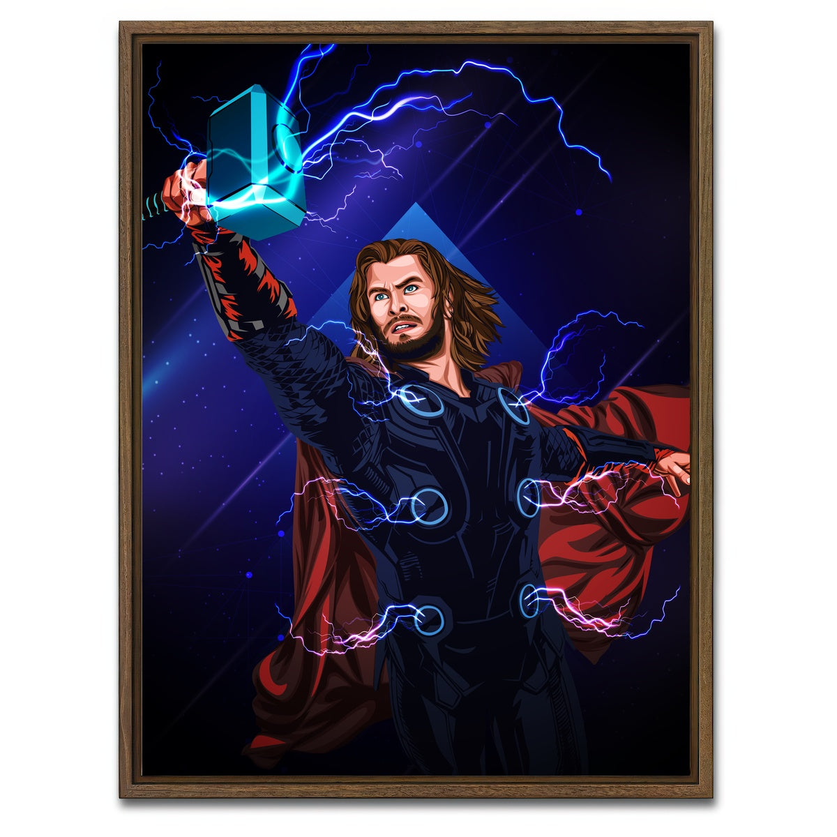 Thor with Hammer Wall Art