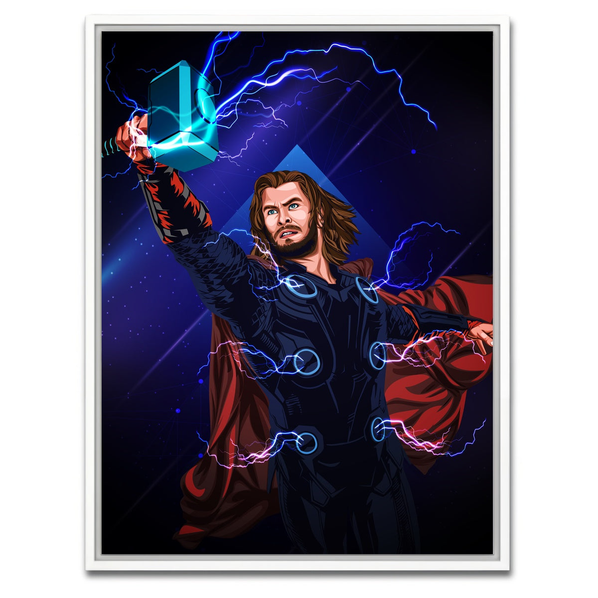 Thor with Hammer Wall Art
