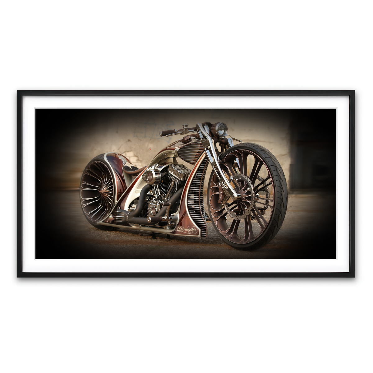 Framed Print 2x1 Black