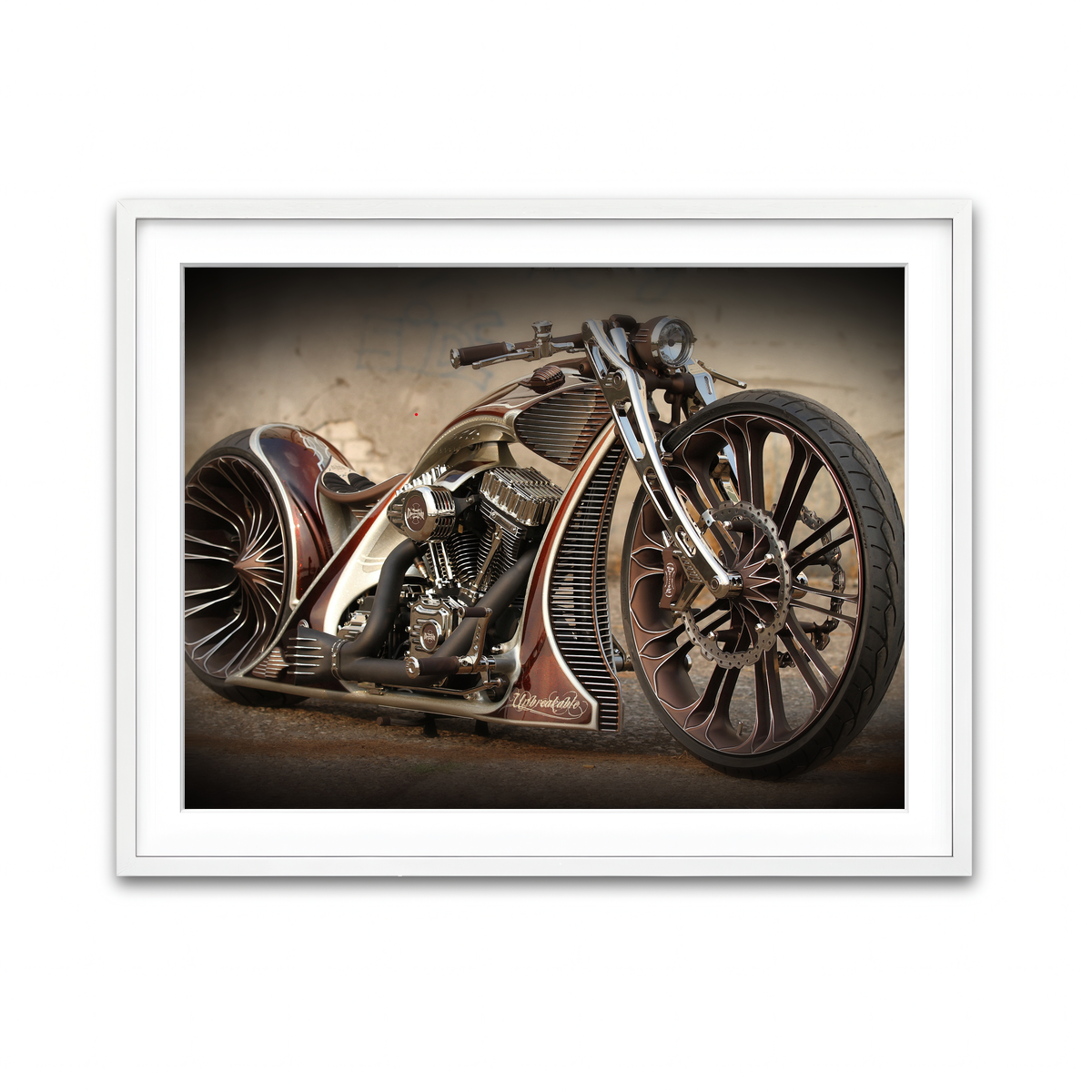 Framed Print 4x3 White