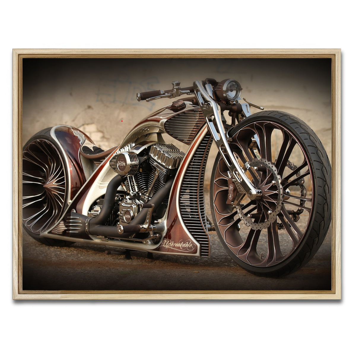 AUTO-MOCKUP WHITE | Thunderbike | 1 Piece | Natural Framed Canvas | group=4x3