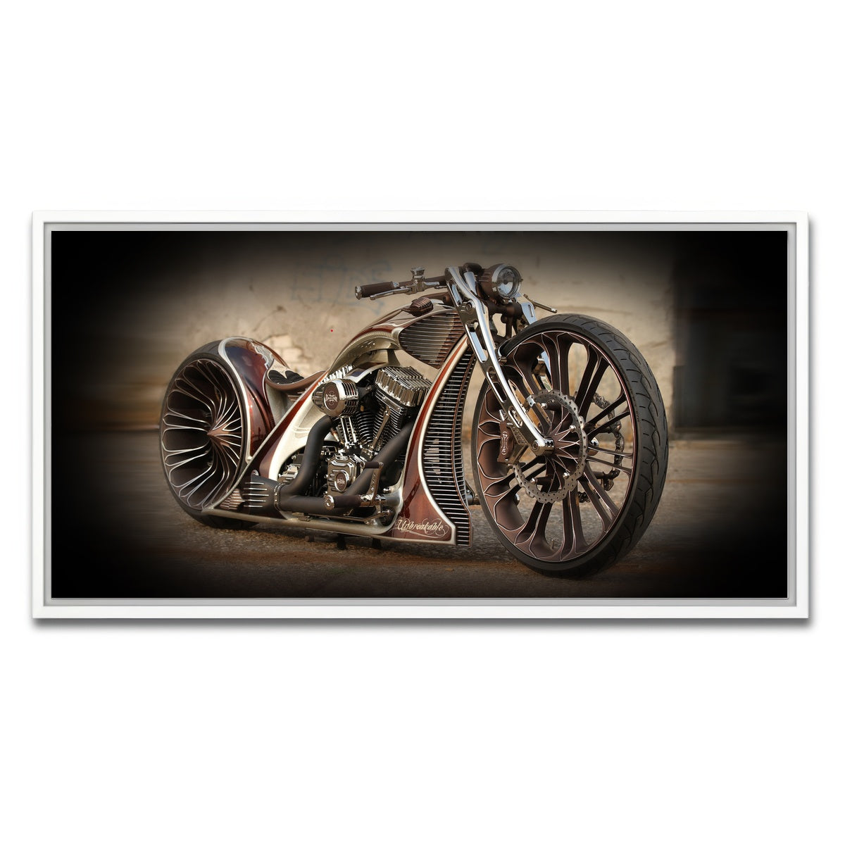 AUTO-MOCKUP WHITE | Thunderbike | 1 Piece | White Framed Canvas | group=2x1