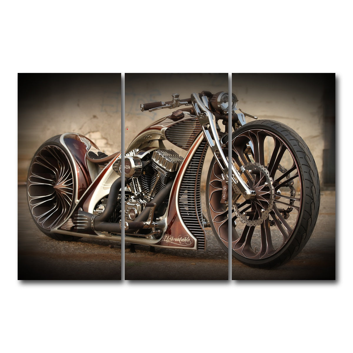 AUTO-MOCKUP WHITE | Thunderbike | 3 Piece | Gallery Wrap Canvas | group=12x24