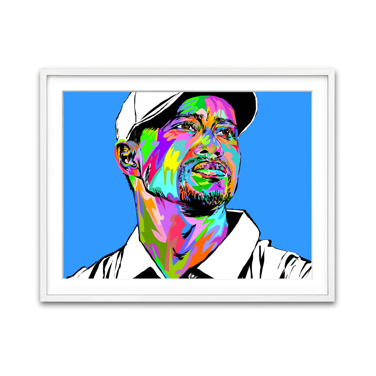 Framed Print 4x3 White