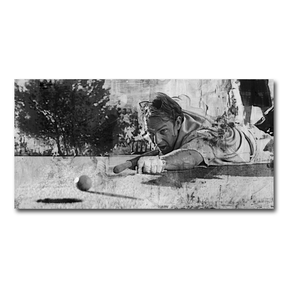 AUTO-MOCKUP WHITE | Tin Cup Grayscale | 1 Piece | Gallery Wrap Canvas | group=2x1