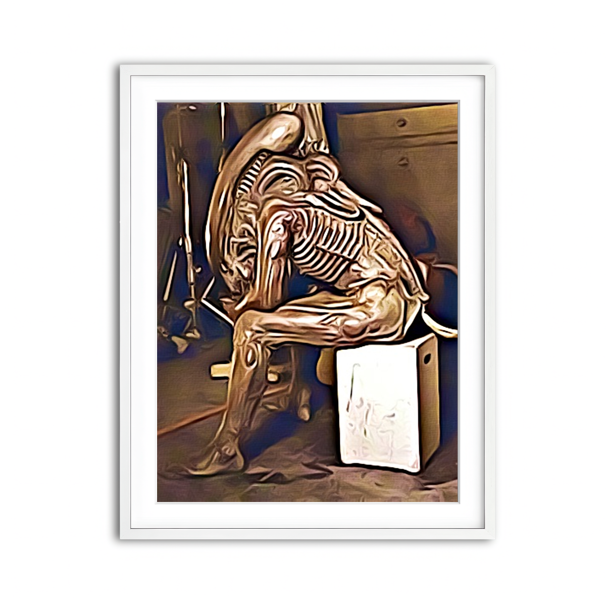 Framed Print 3x4 White