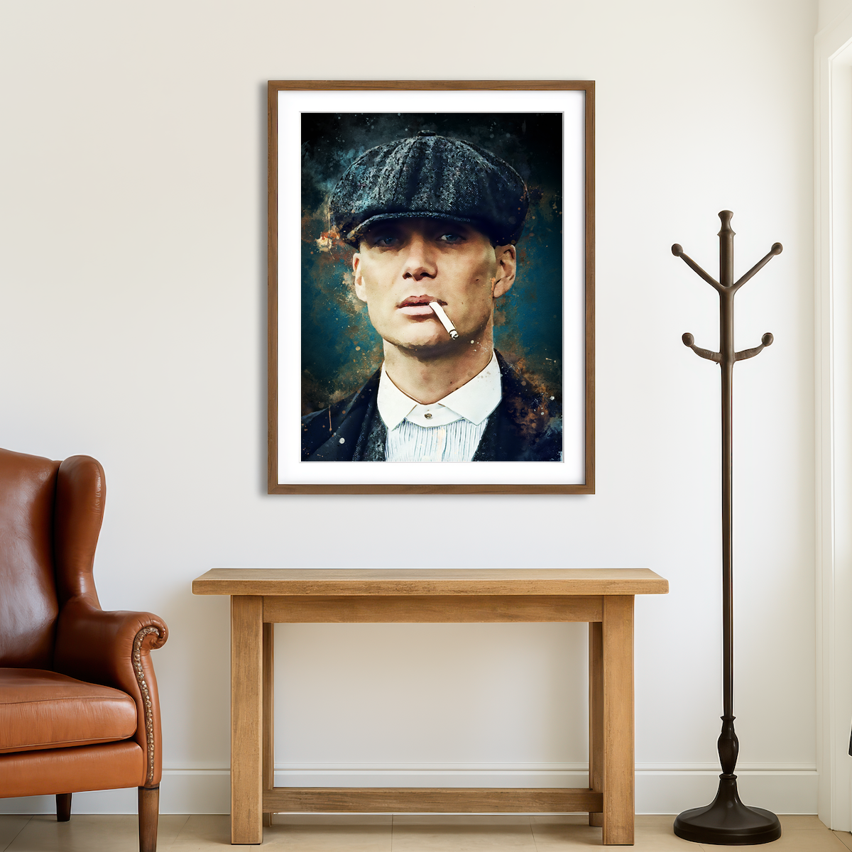 AUTO-MOCKUP ROOM | Tom Shelby Wall Art