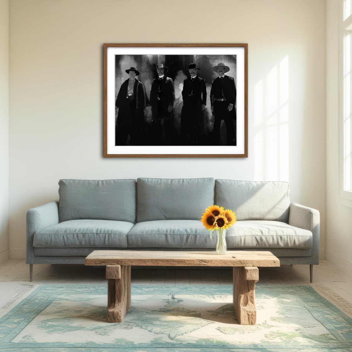 AUTO-MOCKUP ROOM | Tombstone Gang Wall Art