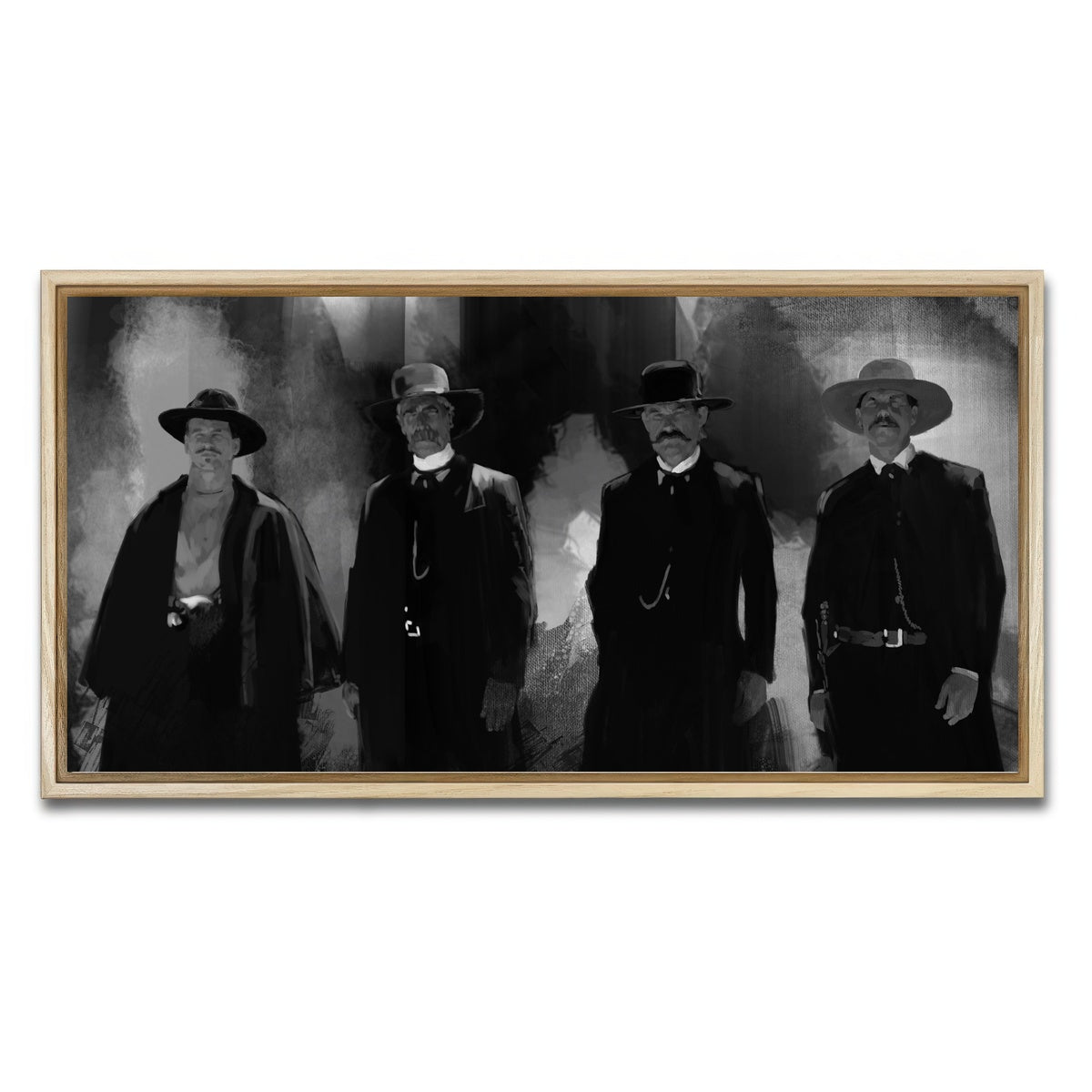 AUTO-MOCKUP WHITE | Tombstone Gang | 1 Piece | Natural Framed Canvas | group=2x1