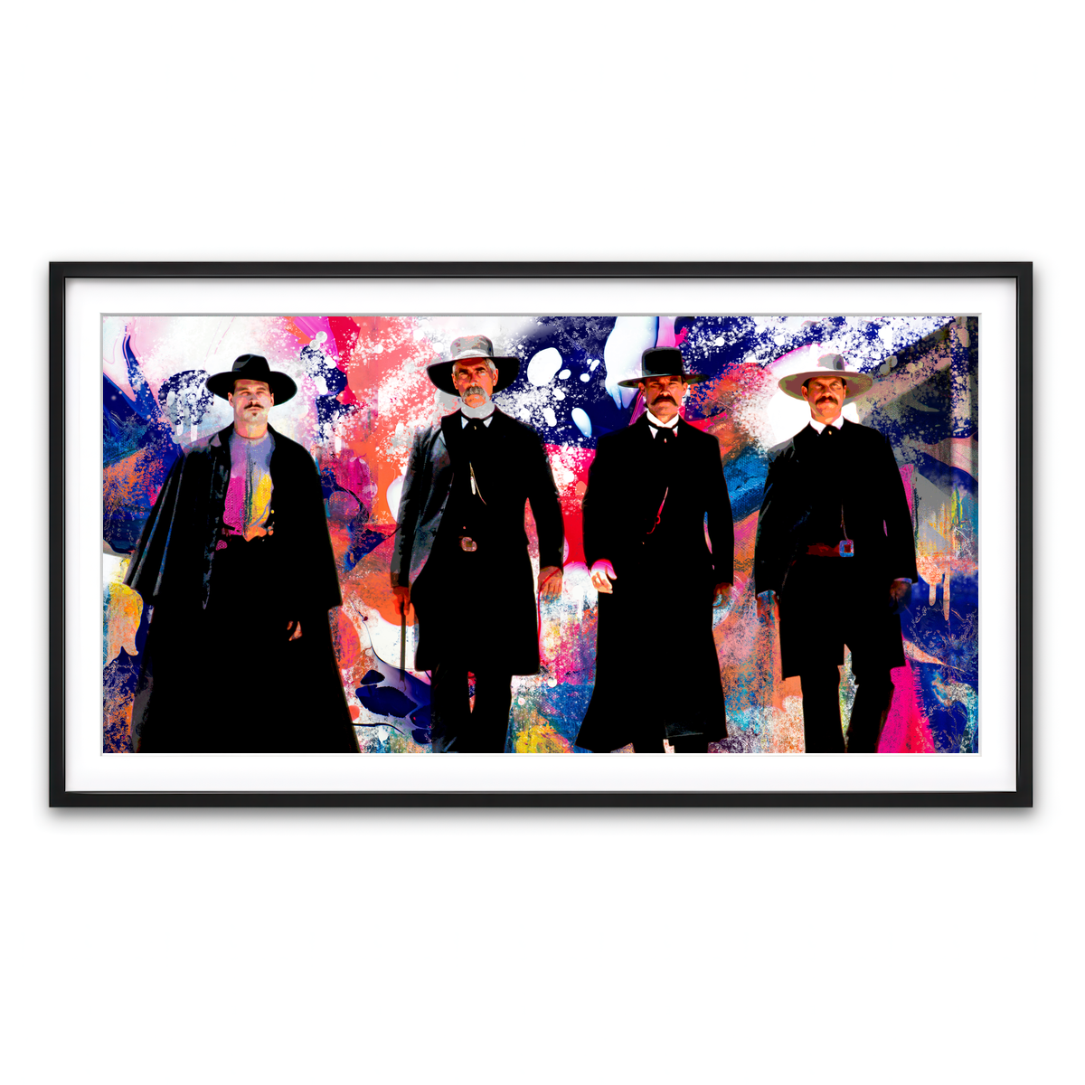 Framed Print 2x1 Black