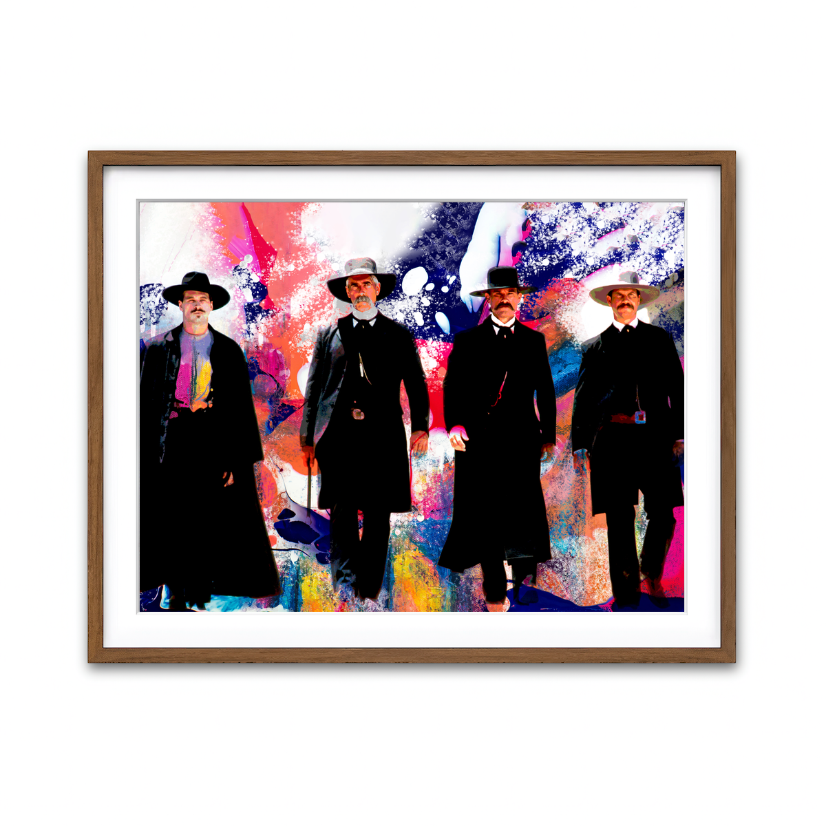 Framed Print 4x3 Walnut