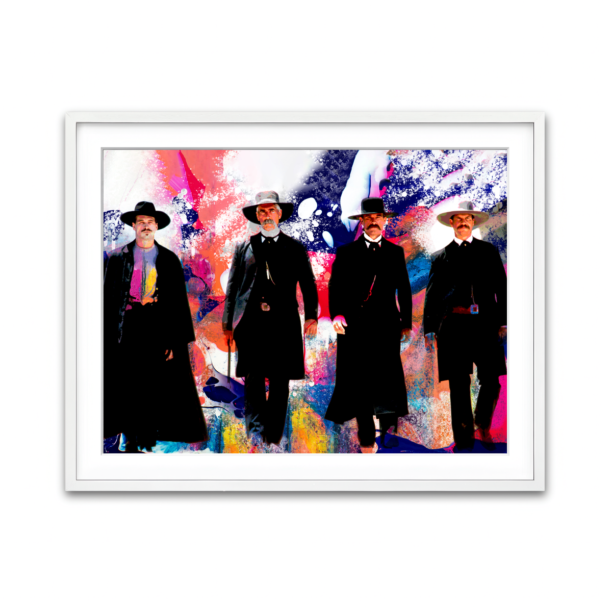 Framed Print 4x3 White