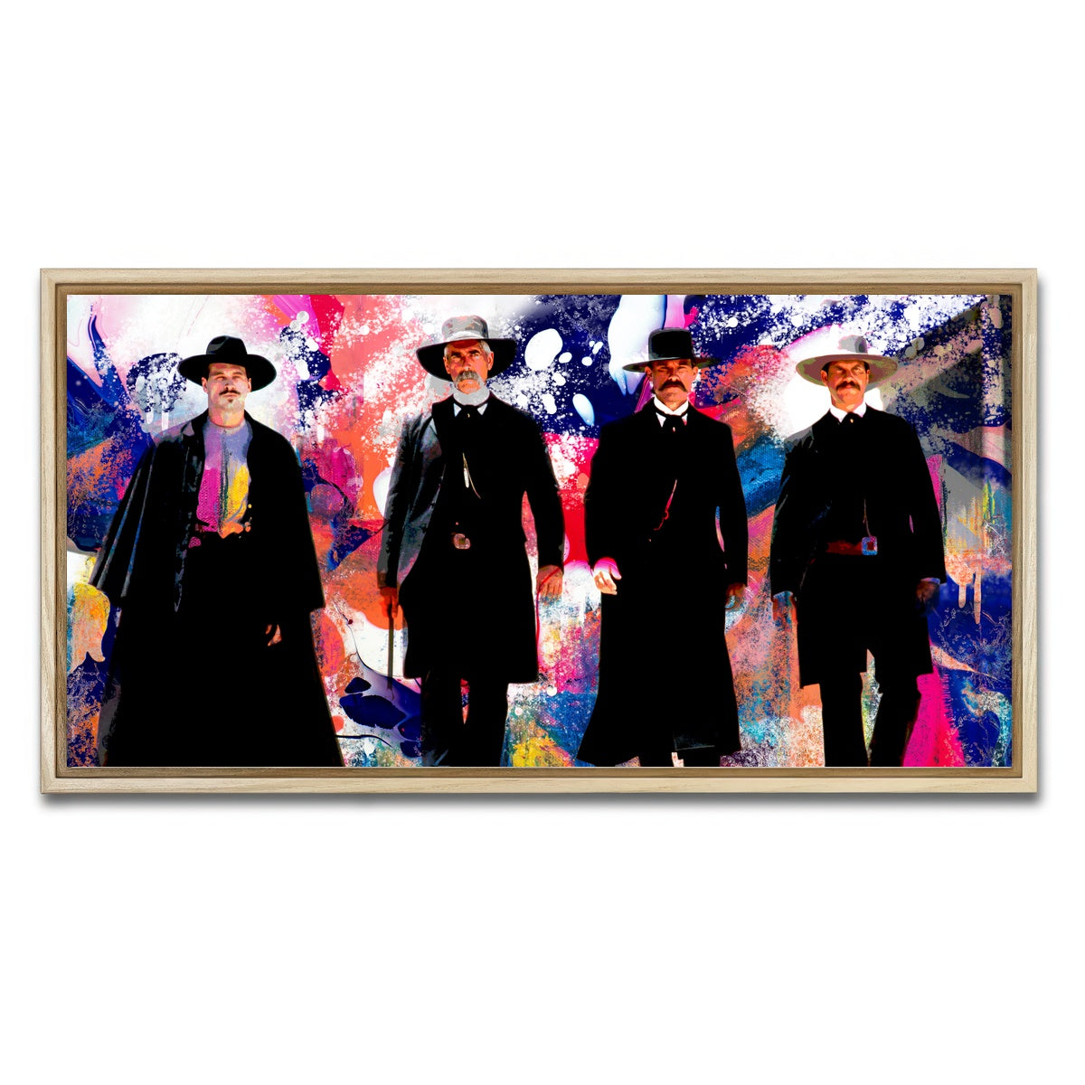 AUTO-MOCKUP WHITE | Tombstone Retro | 1 Piece | Natural Framed Canvas | group=2x1