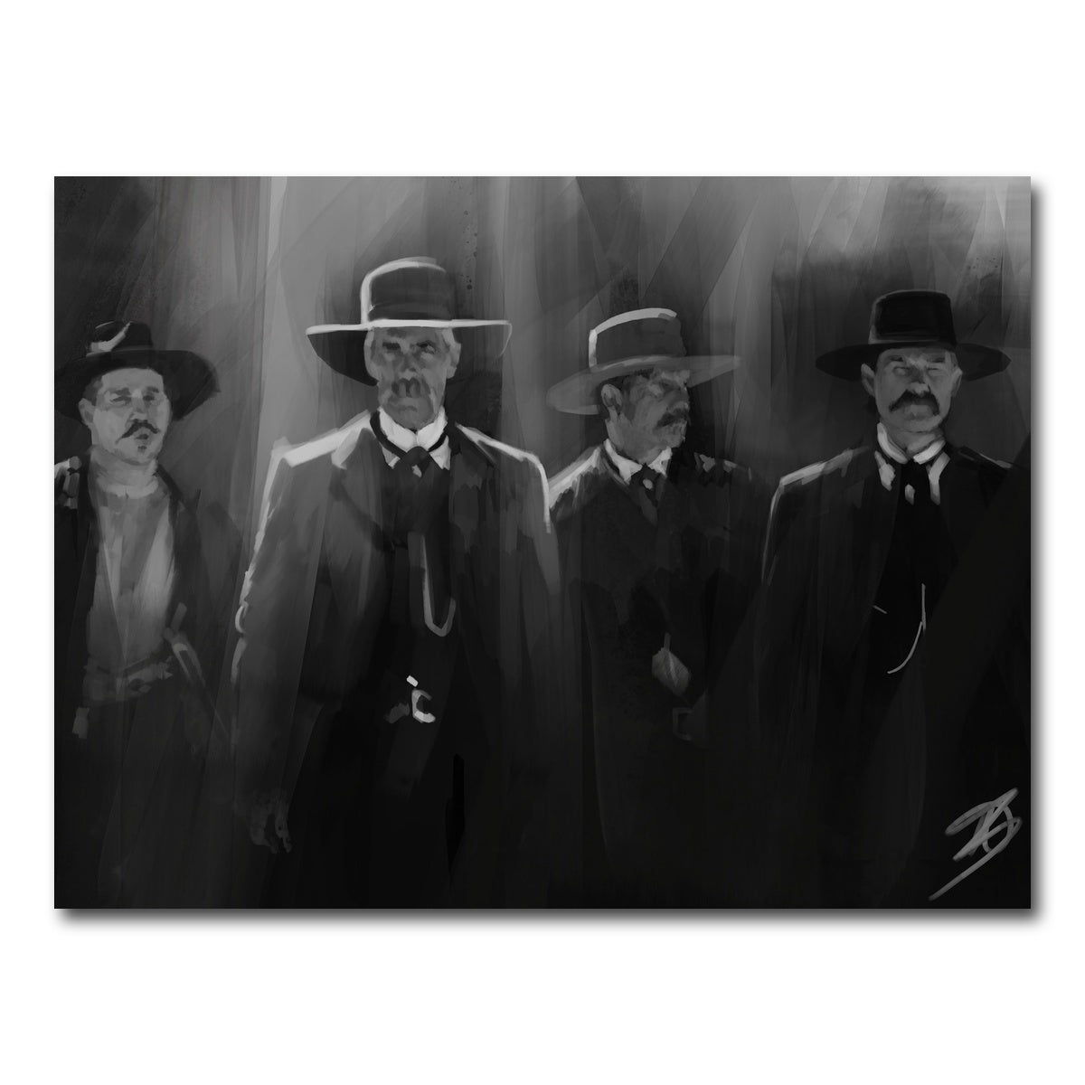 AUTO-MOCKUP WHITE | Tombstone lineup | 1 Piece | Gallery Wrap Canvas | group=4x3