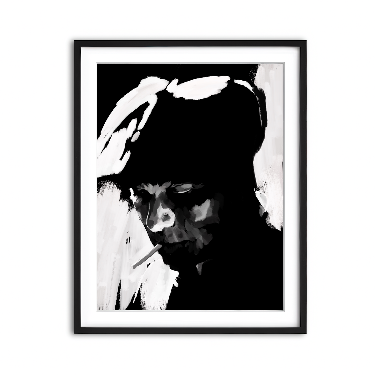 Framed Print 3x4 Black