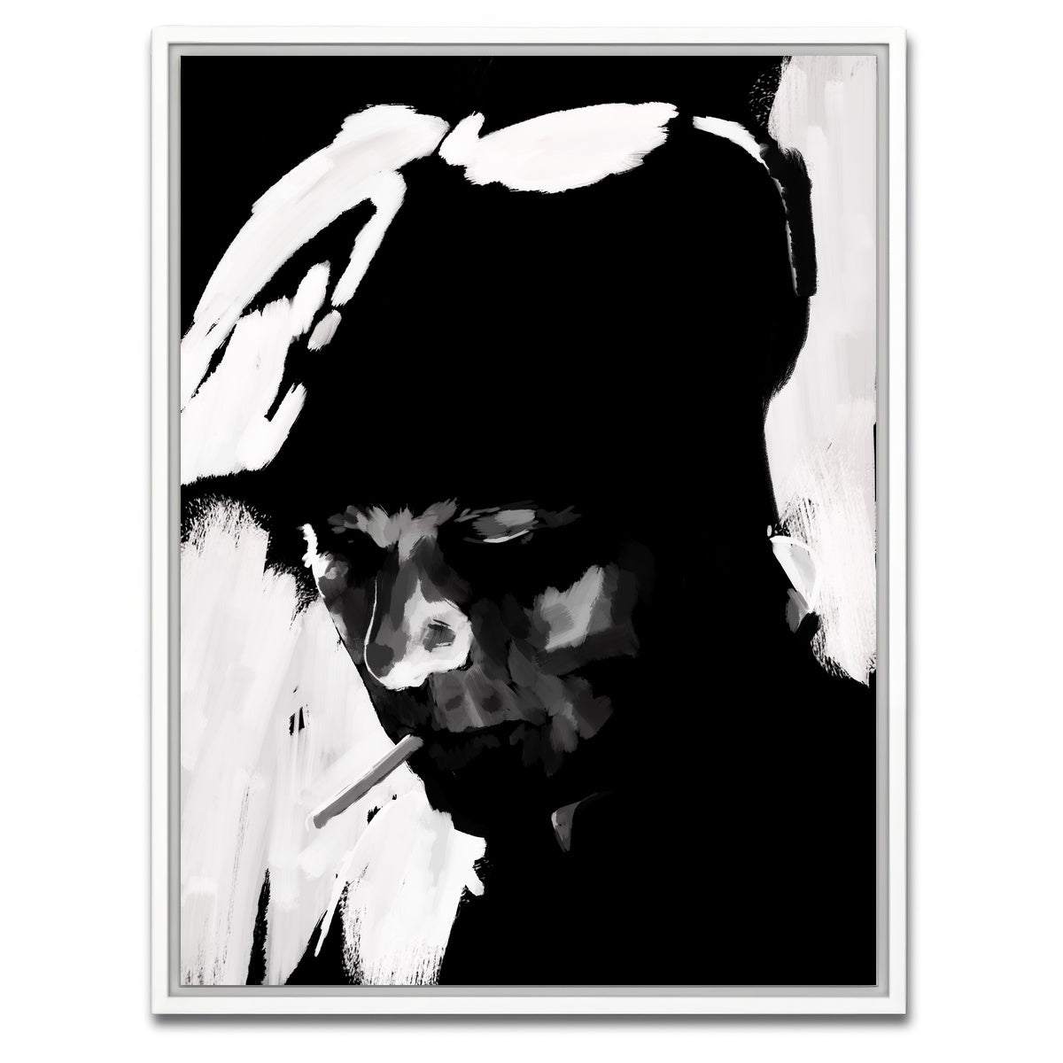 AUTO-MOCKUP WHITE | Tommy Portrait | 1 Piece | White Framed Canvas | group=3x4