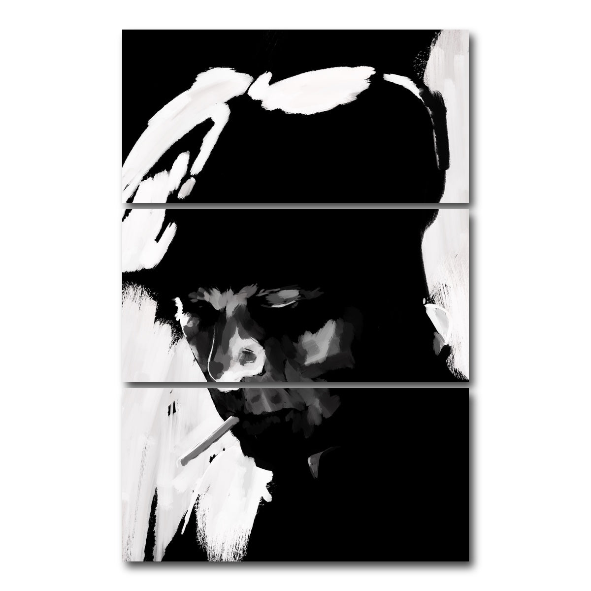 AUTO-MOCKUP WHITE | Tommy Portrait | 3 Piece | Gallery Wrap Canvas | group=12x24_stacked