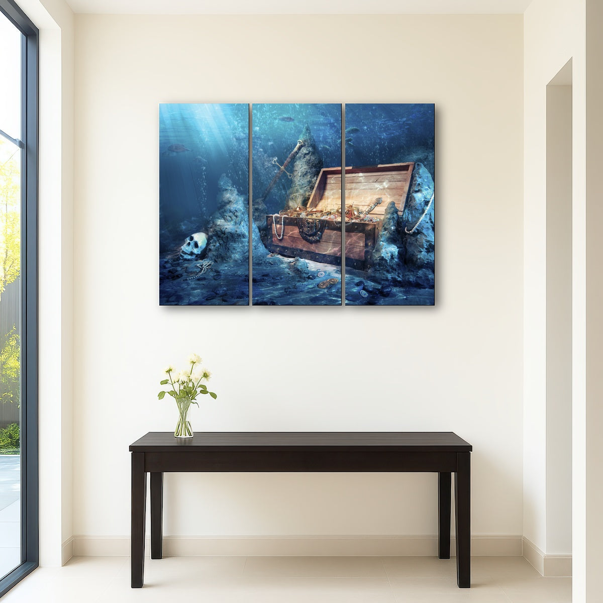 AUTO-MOCKUP ROOM | Treasure Chest Underwater